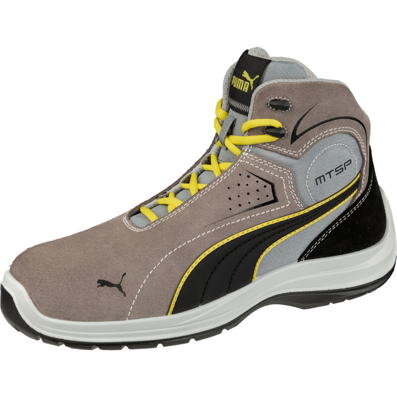 Puma TOURING STONE MID bequemer hoher Sicherheitsschuh S3 grau Gr. 47 von PUMA® SAFETY