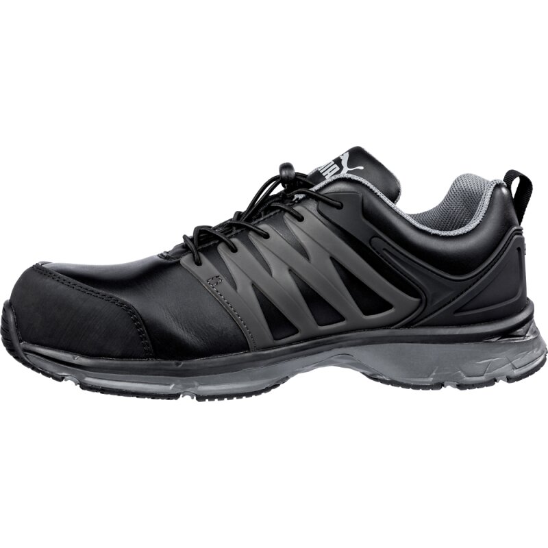 Puma VELOCITY 2.0 BLACK LOW sportlicher Sicherheitsschuh S3 schwarz Gr. 47 von PUMA® SAFETY