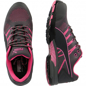 PUMA® Damen S1 Sicherheitsschuhe "CELERITY KNIT PINK" MISS SAFETY grau Größe 39 von PUMA®