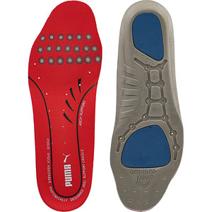 PUMA® unisex Einlegesohlen evercushion plus rot Größe 37 von PUMA®