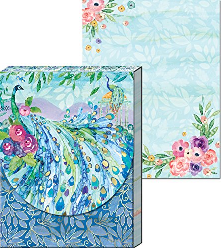 Punch Studio, Pagoda Peacock, Pocket Notepad, 75 Printed Sheets von PUNCH STUDIO