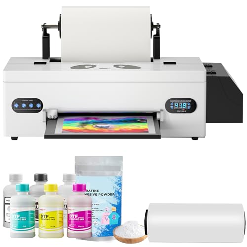 PUNEHOD L1800 DTF-Transferdrucker mit Rollenzuführung, Direkt auf Filmdruckvorheizung, A3-DTF-Drucker für dunkle und helle Kleidung, VS DTG-Drucker (A3 DTF-Drucker) von PUNEHOD