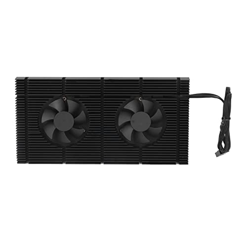 GPU -Backplane -Kühlkühler, Doal Lüfter Speicherkühler mit Einstellbarem Speed -Lüfter für 3080 3070, Aluminiumlegierungsmaterial, Niedrig Rauschhydraulische Lager, Einfache GPU -Backplane -Kühlkühler, Doal Lüfter Speicherkühler mit Einstellbarem Speed -Lüfter für 3080 3070, Aluminiumlegierungsmaterial, Niedrig Rauschhydraulische Lager, Einfache von PUNELE