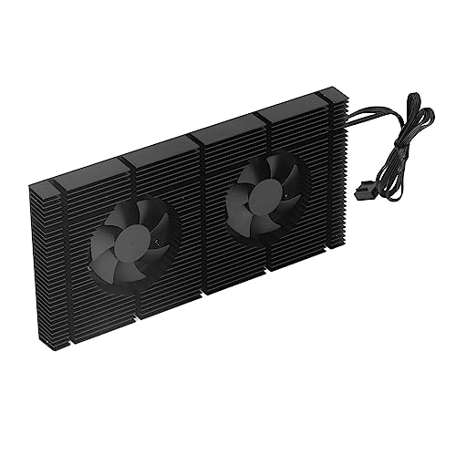 GPU -Backplane -Kühlkühler, Doal Lüfter Speicherkühler mit Einstellbarem Speed -Lüfter für 3080 3070, Aluminiumlegierungsmaterial, Niedrig Rauschhydraulische Lager, Einfache GPU -Backplane -Kühlkühler, Doal Lüfter Speicherkühler mit Einstellbarem Speed -Lüfter für 3080 3070, Aluminiumlegierungsmaterial, Niedrig Rauschhydraulische Lager, Einfache von PUNELE