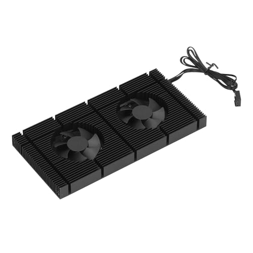 GPU -Backplane -Kühlkühler, Doal Lüfter Speicherkühler mit Einstellbarem Speed -Lüfter für 3080 3070, Aluminiumlegierungsmaterial, Niedrig Rauschhydraulische Lager, Einfache GPU -Backplane -Kühlkühler, Doal Lüfter Speicherkühler mit Einstellbarem Speed -Lüfter für 3080 3070, Aluminiumlegierungsmaterial, Niedrig Rauschhydraulische Lager, Einfache von PUNELE