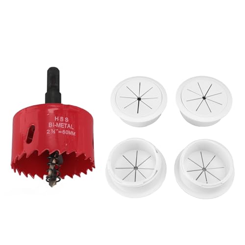 TV-Kabelversteck für an der Wand Montierte Fernseher, 2-3/8 Zoll 60-mm-Lochkabelversteck Im Wandkabelmanagement-Set, Schmale Runde Bürstenwandtülle mit Lochsägen-Bohraufsatz für TV-Kabelversteck für an der Wand Montierte Fernseher, 2-3/8 Zoll 60-mm-Lochkabelversteck Im Wandkabelmanagement-Set, Schmale Runde Bürstenwandtülle mit Lochsägen-Bohraufsatz für von PUNELE