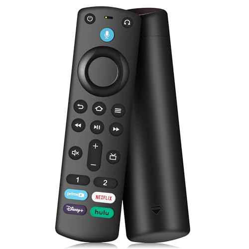 Ersatz-Sprachfernbedienung (3rd Gen Pro) Passend für AMZ Fire-TV-Stick/TV Cube/Lite/4K/4K Max, Fernbedienung für Insignia/Toshiba/Pioneer Fires Smart TVs von PUPINGPIG