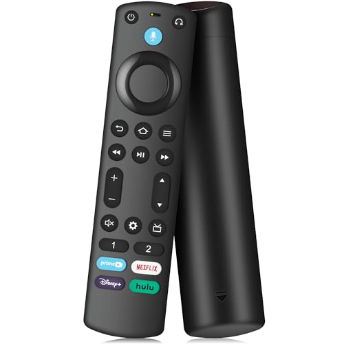 Ersatz-Sprachfernbedienung mit Fernbedienung Passend für Fire AMZ Smart TVs Cube, TV Stick, TV Stick Lite, TV Stick 4K, TV Stick 4K Max, für Insignia/Toshiba/Pioneer Fires Smart TVs von PUPINGPIG