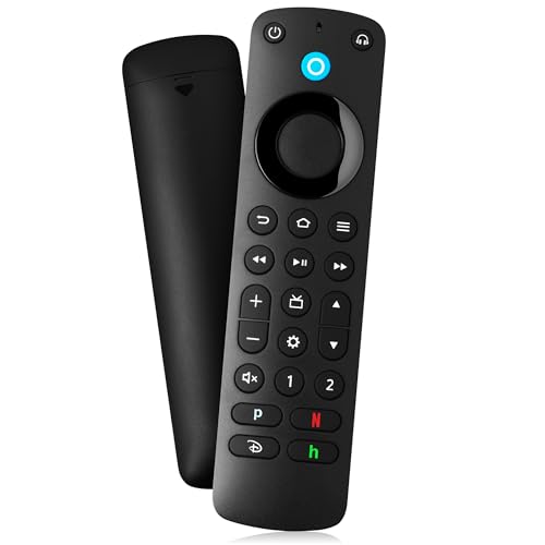 Beleuchtete Ersatz-Sprachfernbedienung Pro passend für Smart TVs (3rd Gen), Smart TVs Stick (Lite,4K,4K Max,2nd Gen,3rd Gen), Smart TVs Cube (1st Gen & 2nd Gen & 3rd Gen), mit Remote Finder Beleuchtete Ersatz-Sprachfernbedienung Pro passend für Smart TVs (3rd Gen), Smart TVs Stick (Lite,4K,4K Max,2nd Gen,3rd Gen), Smart TVs Cube (1st Gen & 2nd Gen & 3rd Gen), mit Remote Finder von PUPINGPIG