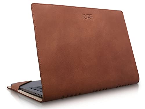 Lederhülle Atria MacBook Pro 14 Zoll - Schutz Hülle aus Leder I Tasche Cover Case Sleeve M1 von PURE Leather Studio