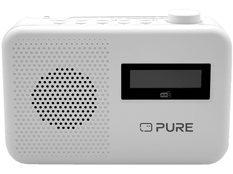 PURE Elan One² DAB+ Radio, DAB, DAB+, FM, Bluetooth, Cotton White von PURE