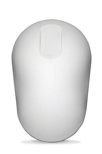 PUREKEYS Hygiene Maus - kabellos - leicht desinfizierbar & abwaschbar, Schutzgrad IP 66 - Silikonummantelte Computermaus mit 2 Knöpfen und Touchscroll Funktion von PUREKEYS