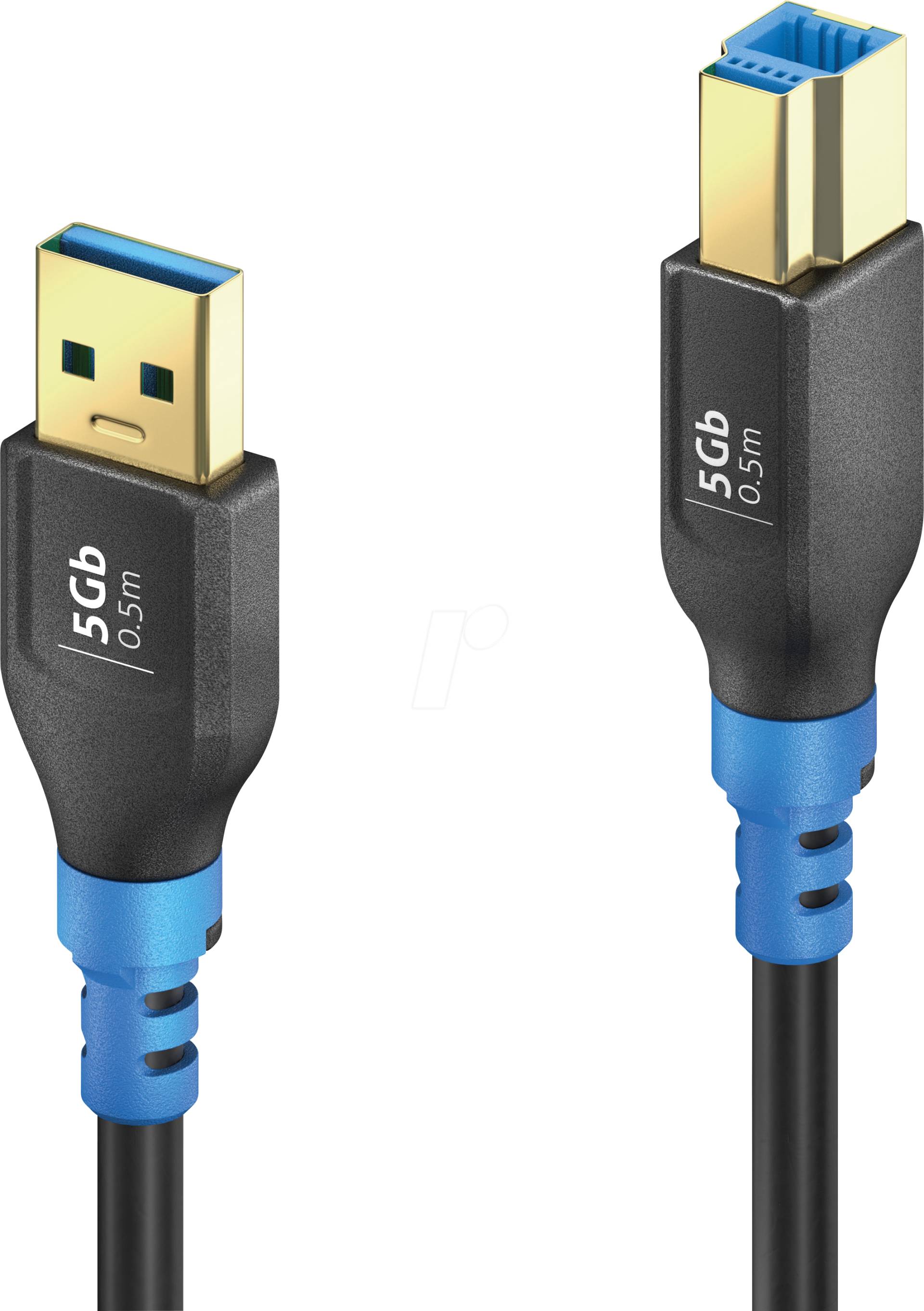 FI-U300-005 - USB 5 Gb/s-Kabel, A Stecker auf B Stecker, 0,5 m von PURELINK