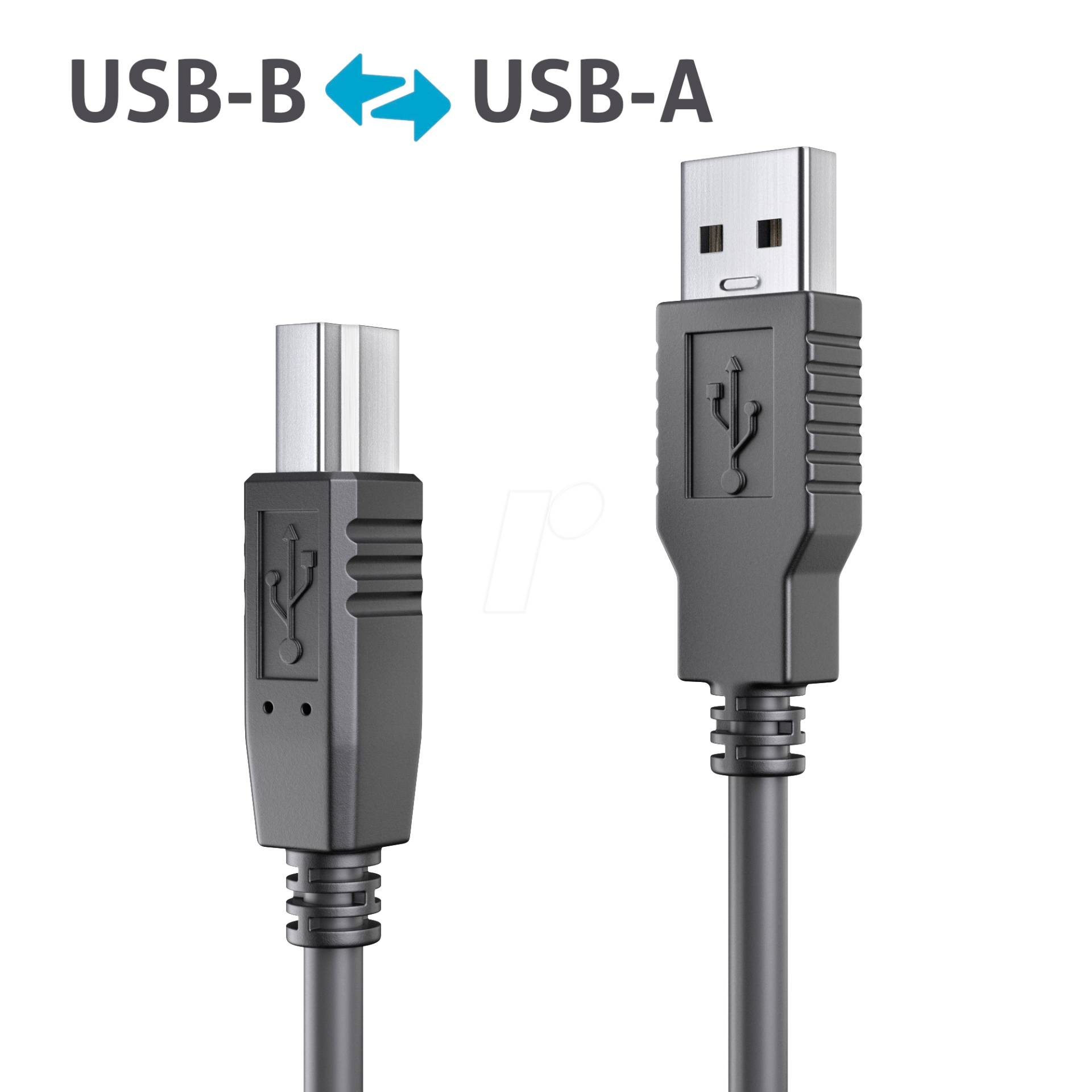 PURE DS3000-100 - Aktives USB 3.0-Kabel, A-Stecker > B-Stecker, 10 m von PURELINK