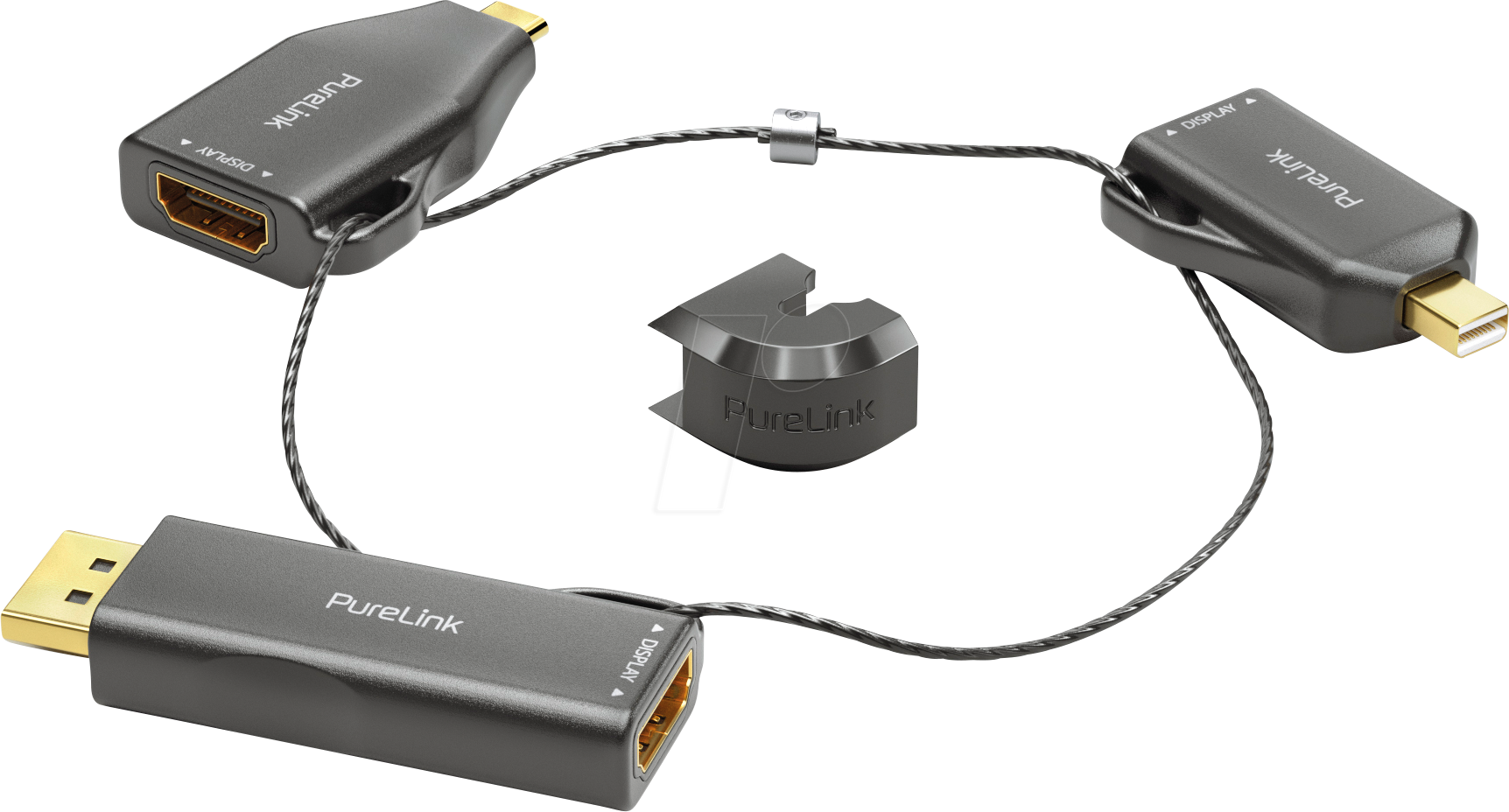 PURE IQ-AR100 - 2K HDMI Adapterring mit drei Adaptern von PURELINK