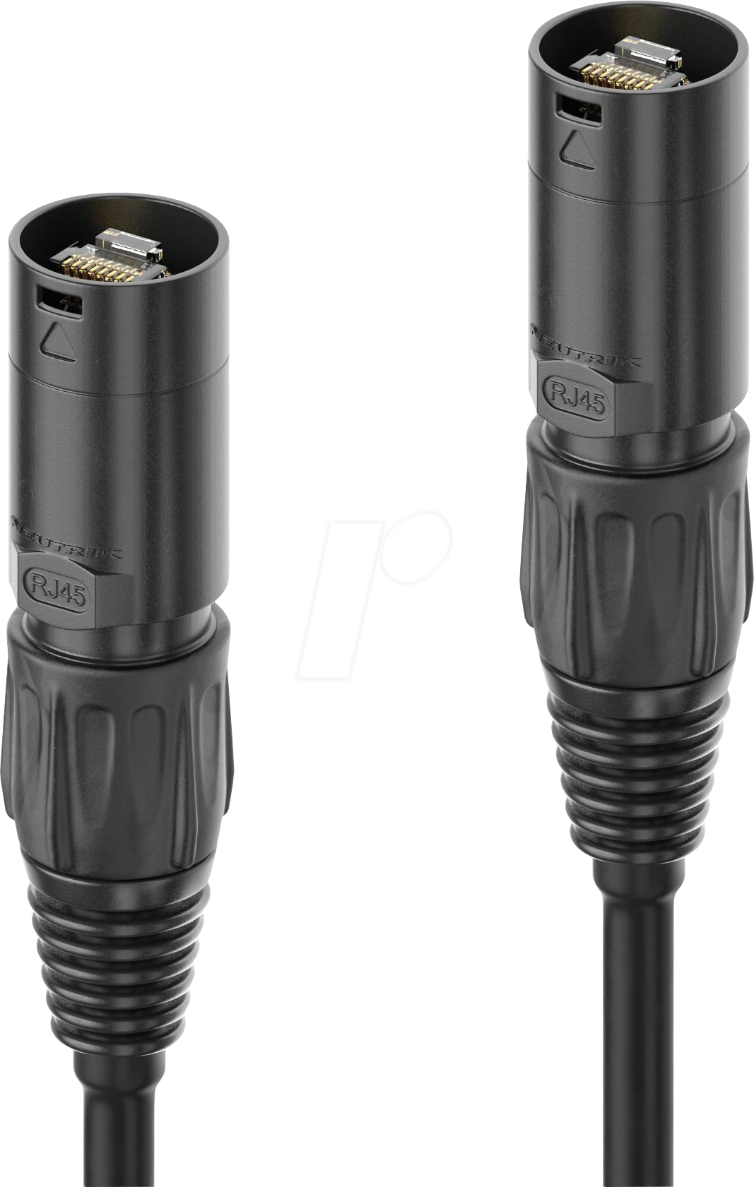 PURE IQC6AN150 - Patchkabel Cat.6a, S/FTP, Neutrik RJ45 Stecker, schwarz, 15 m von PURELINK