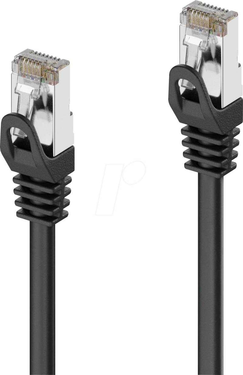 PURE IQP1000150 - Patchkabel Cat.6a, S/FTP, schwarz, 15 m von PURELINK