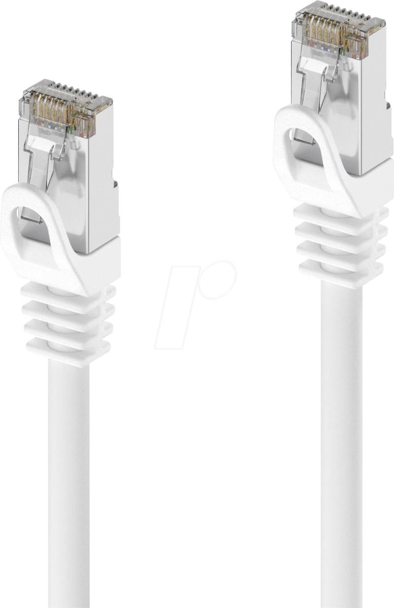 PURE IQP10020025 - Patchkabel Cat.6a  S/FTP, weiß, 0,25 m von PURELINK