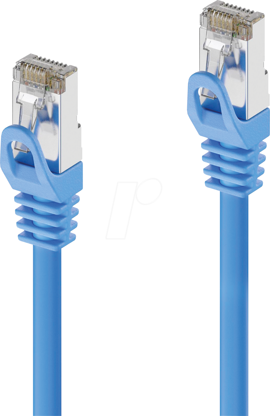 PURE IQP1004100 - Patchkabel Cat.6a, S/FTP, blau, 10 m von PURELINK