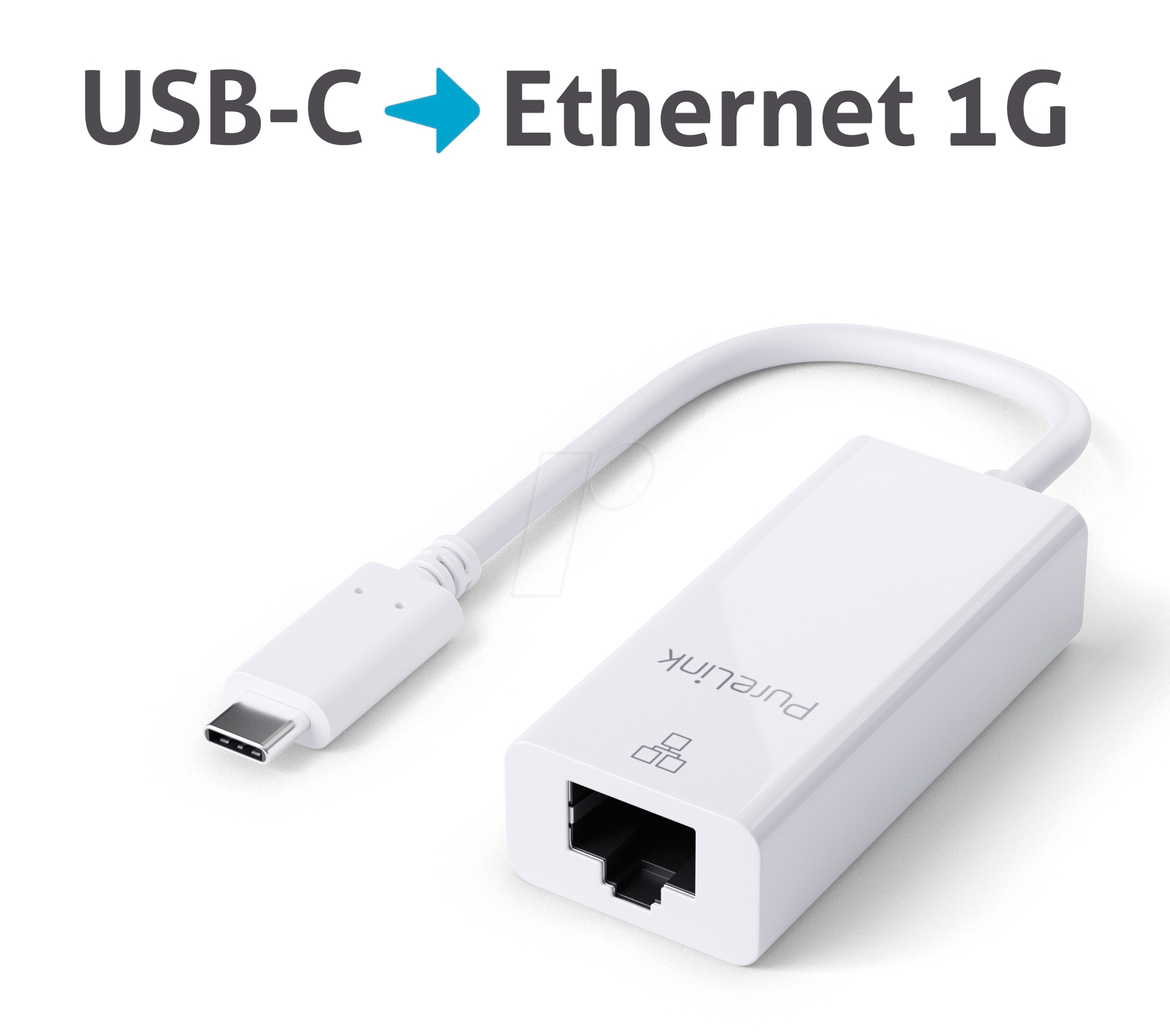 PURE IS260 - Netzwerkkarte, USB-C, Gigabit Ethernet, 1x RJ45 von PURELINK