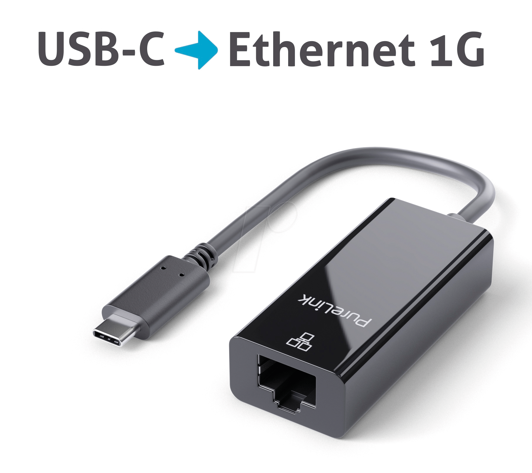 PURE IS261 - Netzwerkkarte, USB-C, Gigabit Ethernet, 1x RJ45 von PURELINK