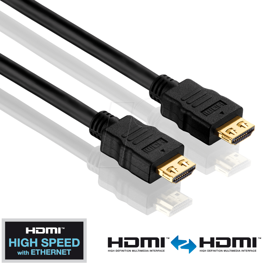 PURE PI1000-005 - HDMI Kabel - PureInstall Serie / 0,50 m von PURELINK