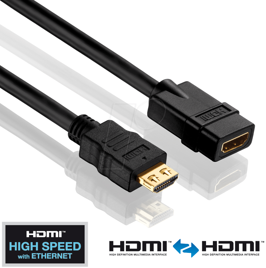 PURE PI1100-010 - HDMI Verlängerung - PureInstall Serie / 1,00 m von PURELINK