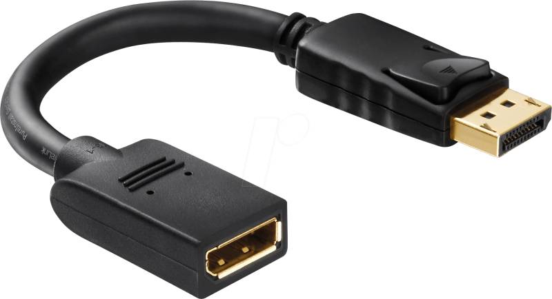 PURE PI175 - DisplayPort Adapter, DP Stecker auf DP Buchse von PURELINK