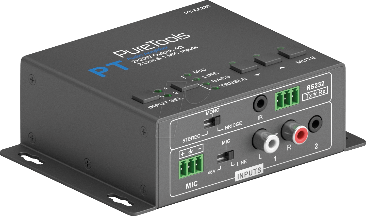 PURE PT-AA220 - Digitaler Audioverstärker 2x 20W von PURELINK