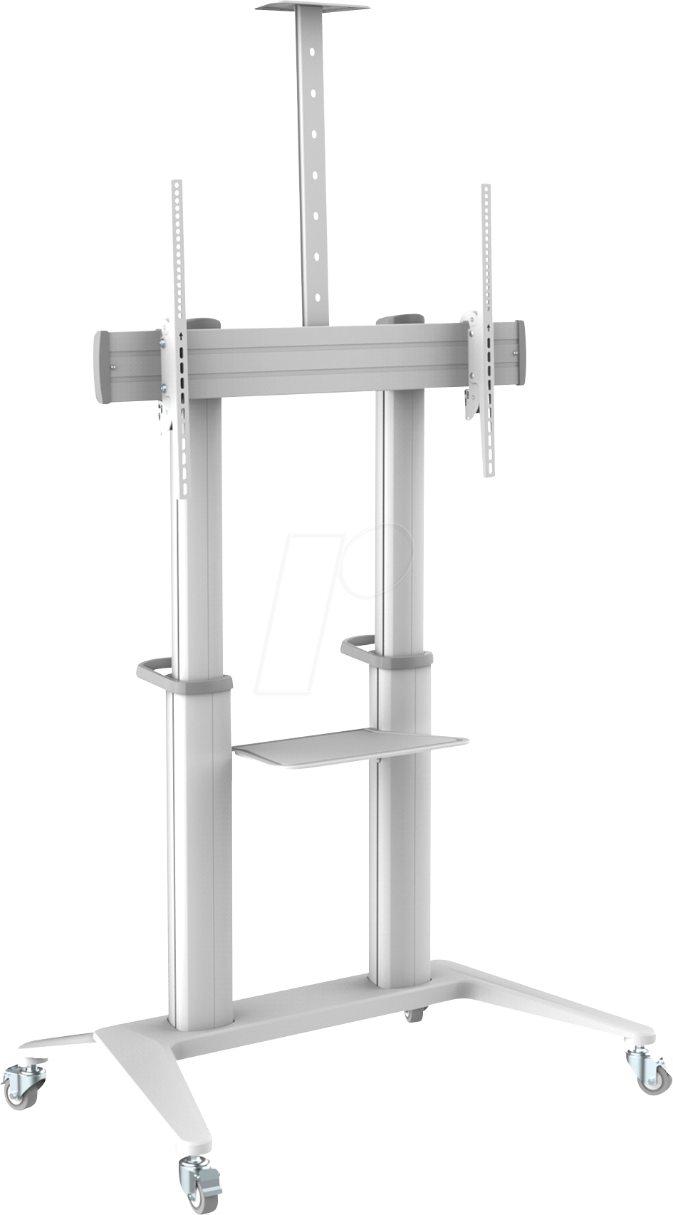 PM-PDS-0013C - TV Wagen für 70'' - 120'', Ablage, weiß von PUREMOUNTS