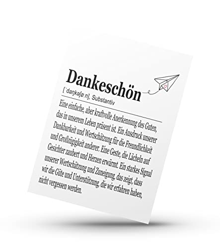 PURESIZE 12er Set Dankeschön Karten A6, Dankeskarten Definition, Abschiedskarten Jobwechsel, Platzkarten, Mitarbeiter Weihnachten, Danke, Hochzeit Danksagung, Mann, Frau, Geschenk von PURESIZE