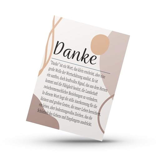 PURESIZE 12er Set Dankeskarten A6 Postkartenformat, Verabschiedung von Kollegen, Ruhestand, kleines Dankeschön, Freunde, Hochzeit, Danke, Mann, Frau, Sport, Hochzeit von PURESIZE