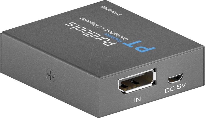PURE PT-R-DP20 - PureTools - Displayport 1.2 Repeater 4K 60 Hz, HDR von PURETOOLS