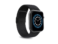 Puro Loop Band - Geflochtenes Armband für Apple Watch 42/44/45 mm (schwarz) von PURO