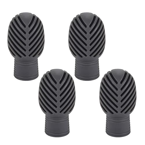 4 x Schlagzeugdämpfer aus Silikon, Übungsspitze, Schlagzeug-Übungsspitze zum Schutz von Trommeln und Drumsticks von PURPLELILY