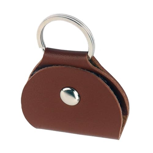 PU-Leder-Gitarrenplektren-Halter, Tasche, leichte Plektren-Aufbewahrungstasche, Aufbewahrungstasche, Schlüsselanhänger PU-Leder-Gitarrenplektren-Halter, Tasche, leichte Plektren-Aufbewahrungstasche, Aufbewahrungstasche, Schlüsselanhänger von PURPLELILY