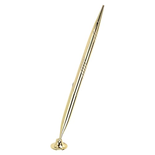 PURPLELILY 4 Stück Zähler Service Stift Metall Stift Kugelschreiber Desktop Stift mit Sockel Empfangsstift für Banken Hotel Hochzeiten PURPLELILY 4 Stück Zähler Service Stift Metall Stift Kugelschreiber Desktop Stift mit Sockel Empfangsstift für Banken Hotel Hochzeiten von PURPLELILY