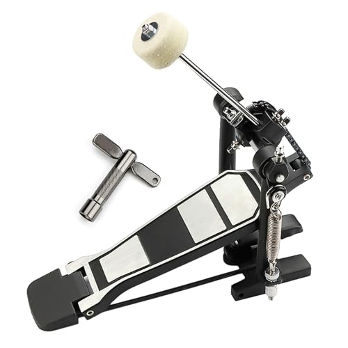 Single Bass Drum Pedal Double Chain Drives Adjustable Beater Head Pedals Foot Percussion Hardware Drum Accessories Single Bass Drum Pedal Double Chain Drives Adjustable Beater Head Pedals Foot Percussion Hardware Drum Accessories von PURPLELILY