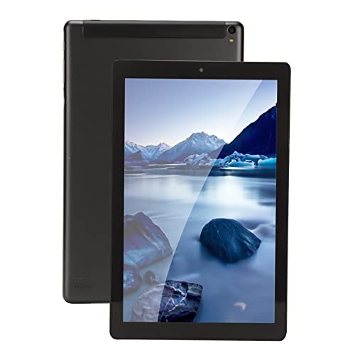 10-Zoll-IPS-HD-Tablet mit 1960 X 1080, Octa-Kerne, 2,5 GHz, Schwarz, 6 GB 128 GB Speicher, 5 MP Vorne, 13 MP Hinten, Dual-Stereo-Lautsprecher, BT5.0-Touch, Dual-SIM, Dual-Band-WLAN, 3G-Telefonie(eu) von PUSOKEI