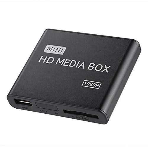1080P Full-HD-Digital-Media-Player, Media-Player-Box mit 100-Mbit / s-Decodierungscoderate, Unterstützung für USB / MMC / RMVB / MP3 / AVI / MKV(EU) von PUSOKEI