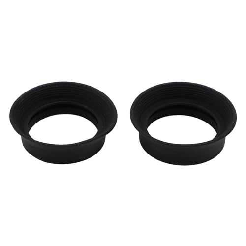 2 Stück Scope Okular Augenmuscheln, Faltbare Weiche Gummi Okularabdeckung für 28–32 Mm/1,1–1,26 Zoll Mikroskop Okulare, Monokular- und Binokular Okulare (40 X 30 X 16 mm) von PUSOKEI