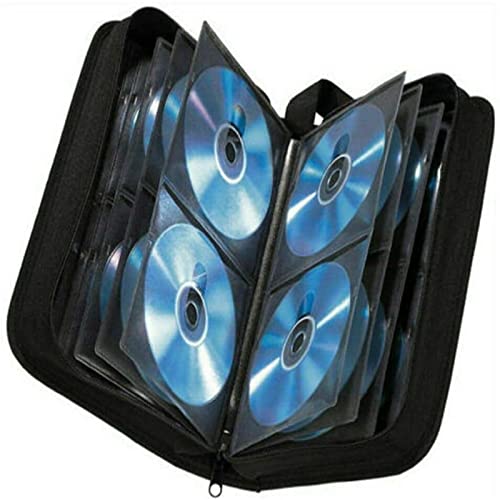 80-teilige CD-DVD-Tragetasche, PU-Leder, CD-DVD-Halter, Aufbewahrungstasche, Strapazierfähige DVD-Hülle, Albumtasche, Brieftasche für Musik-CD, Spiele-CD, PC-Treiber-CD 80-teilige CD-DVD-Tragetasche, PU-Leder, CD-DVD-Halter, Aufbewahrungstasche, Strapazierfähige DVD-Hülle, Albumtasche, Brieftasche für Musik-CD, Spiele-CD, PC-Treiber-CD von PUSOKEI