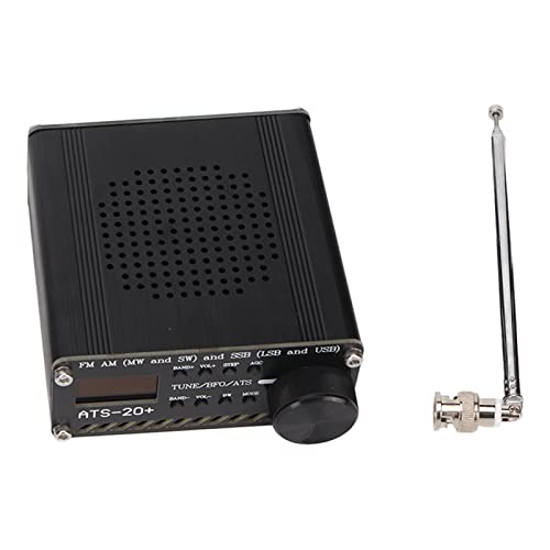 ATS 20+ Plus Radio Receiver, FM AM LW SW SSB Full Band Radio Receiver, Tragbarer Handradio-Recorder mit Lautsprecher und Antenne, für Globalen FM-Rundfunkempfang ATS 20+ Plus Radio Receiver, FM AM LW SW SSB Full Band Radio Receiver, Tragbarer Handradio-Recorder mit Lautsprecher und Antenne, für Globalen FM-Rundfunkempfang von PUSOKEI
