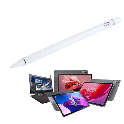 Aktiver Eingabestift für -Tablets und -Telefone, Hohe Empfindlichkeit, Präzise Steuerung, Wiederaufladbarer Kapazitiver Eingabestift für Pro Air -Tablets (White) von PUSOKEI