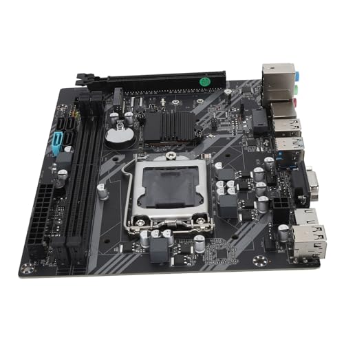 B75 Desktop-Computer-Motherboard, DDR3-Speicher-Gaming-Motherboard mit I5 2400-CPU für LGA1155-CPU der 2. und 3. Generation, Unterstützt 16 GB Speicher, USB 3.0, Anschlüsse, von PUSOKEI