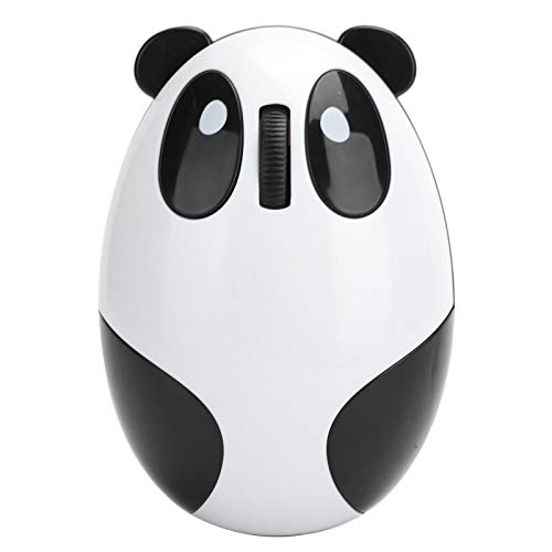 Cute Panda Mouse, 2.4G Wireless Optical Mice Computermaus, USB Wiederaufladbar Geräuschlose Laptop PC Maus mit Empfänger für Win/OS X/Linux/Android/IOS von PUSOKEI