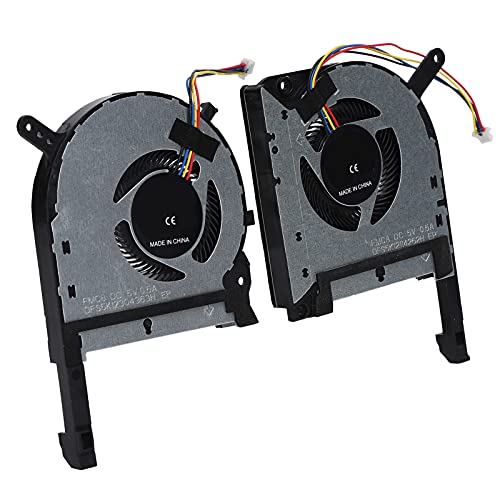 DFS5K12114262H CPU-GPU-Lüfter, 4-poliger interner Laptop-Lüfter für TUF FX505 FX505ge FX505gm FX505dt FX705 (Aluminiumlegierung) von PUSOKEI