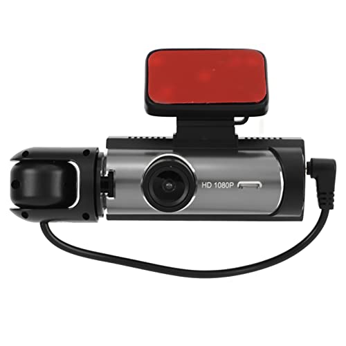 Dashcam Vorne Hinten, 1080P HD Dashcam für Autos, Auto Armaturenbrettkamera mit 3,16 Zoll Display, Nachtsicht, Loop Videoaufzeichnung von PUSOKEI