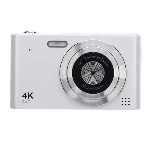 Digitalkamera, 4K 48 MP Point-and-Shoot-Digitalkameras mit 16-fachem Zoom und 2,4-Zoll-IPS-Bildschirm, Anti-Shake,Eingebautem Blitz, Kompakte Kleine Kamera für Jungen, Mädchen Digitalkamera, 4K 48 MP Point-and-Shoot-Digitalkameras mit 16-fachem Zoom und 2,4-Zoll-IPS-Bildschirm, Anti-Shake,Eingebautem Blitz, Kompakte Kleine Kamera für Jungen, Mädchen von PUSOKEI