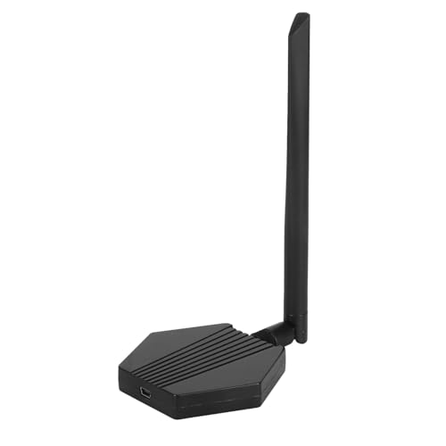 Dualband Wireless Netzwerkkarte, 2,4 G 5 G 300 Mbit/s USB Außenantenne, WLAN Karte für Desktop PC, Plug and Play, für Gaming, Streaming von PUSOKEI